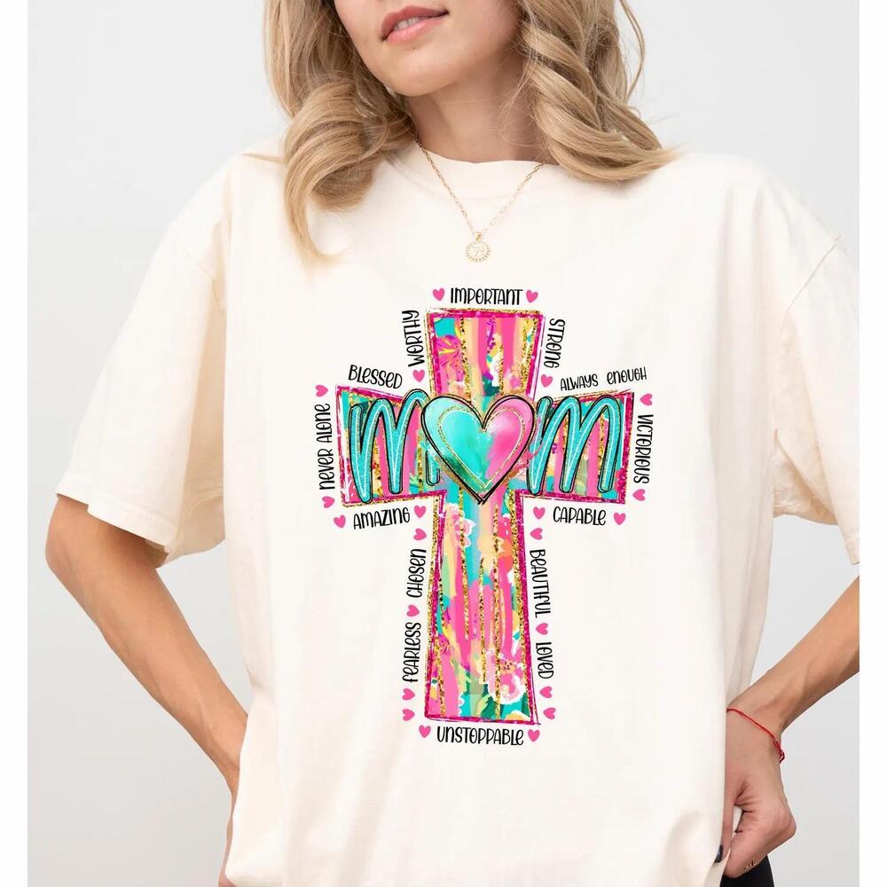 Retro Christian Mom T-Shirt, MotherDay Gift